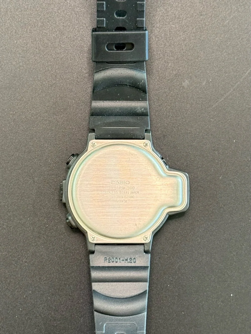 Casio CPW-100 Vintage Digital Compass Watch Used Japan M